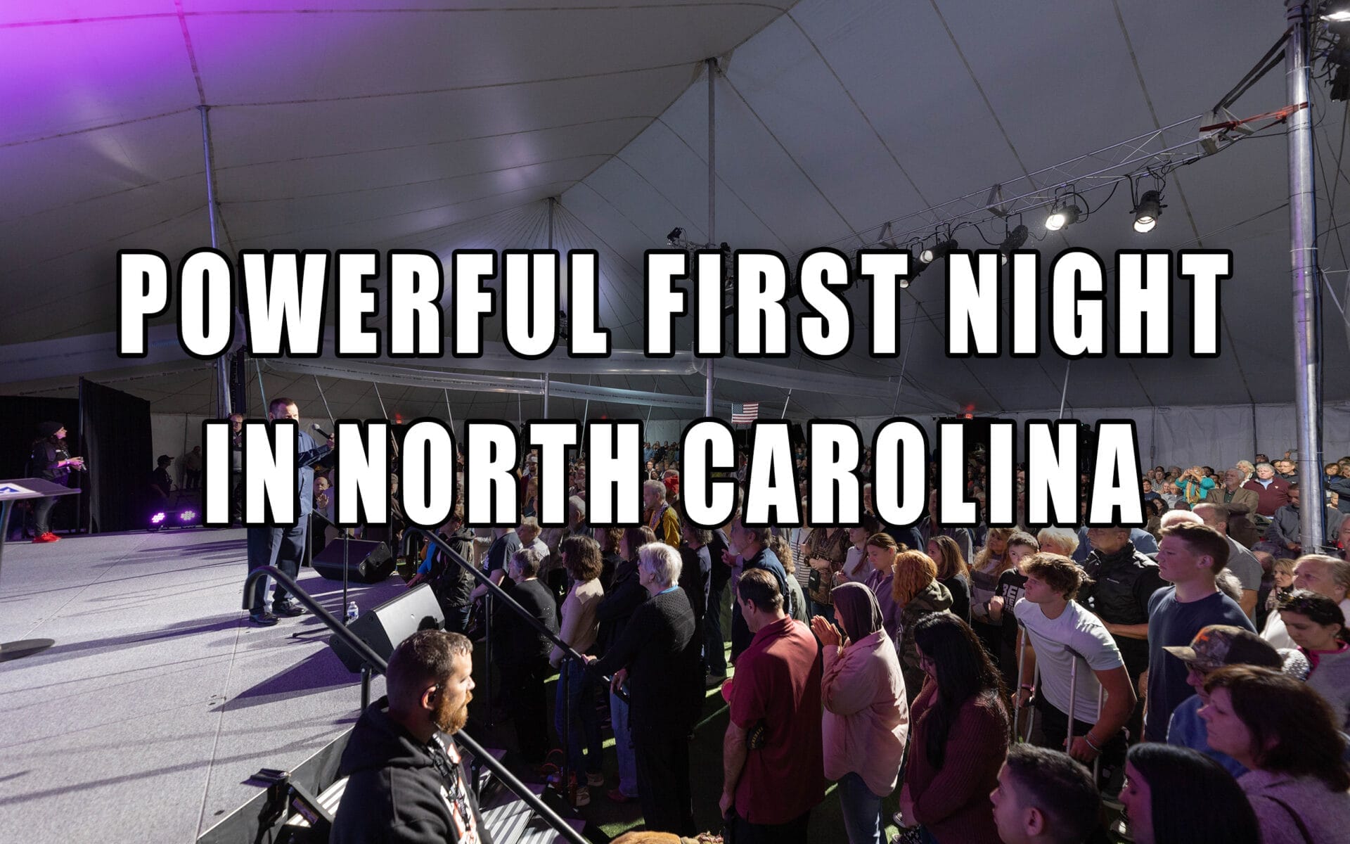 Powerful First Night in North Carolina - Mario Murillo Ministries