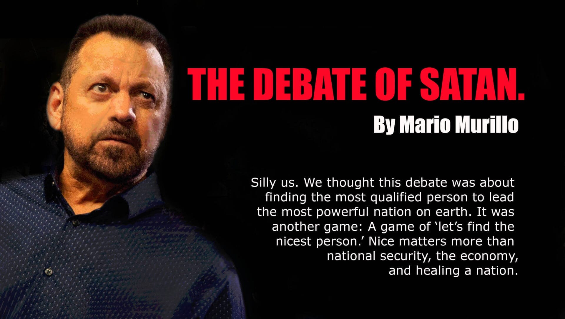 THE DEBATE OF SATAN - Mario Murillo Ministries