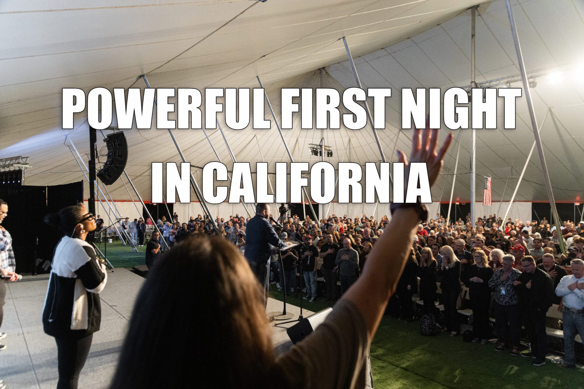 Powerful First Night in California - Mario Murillo Ministries