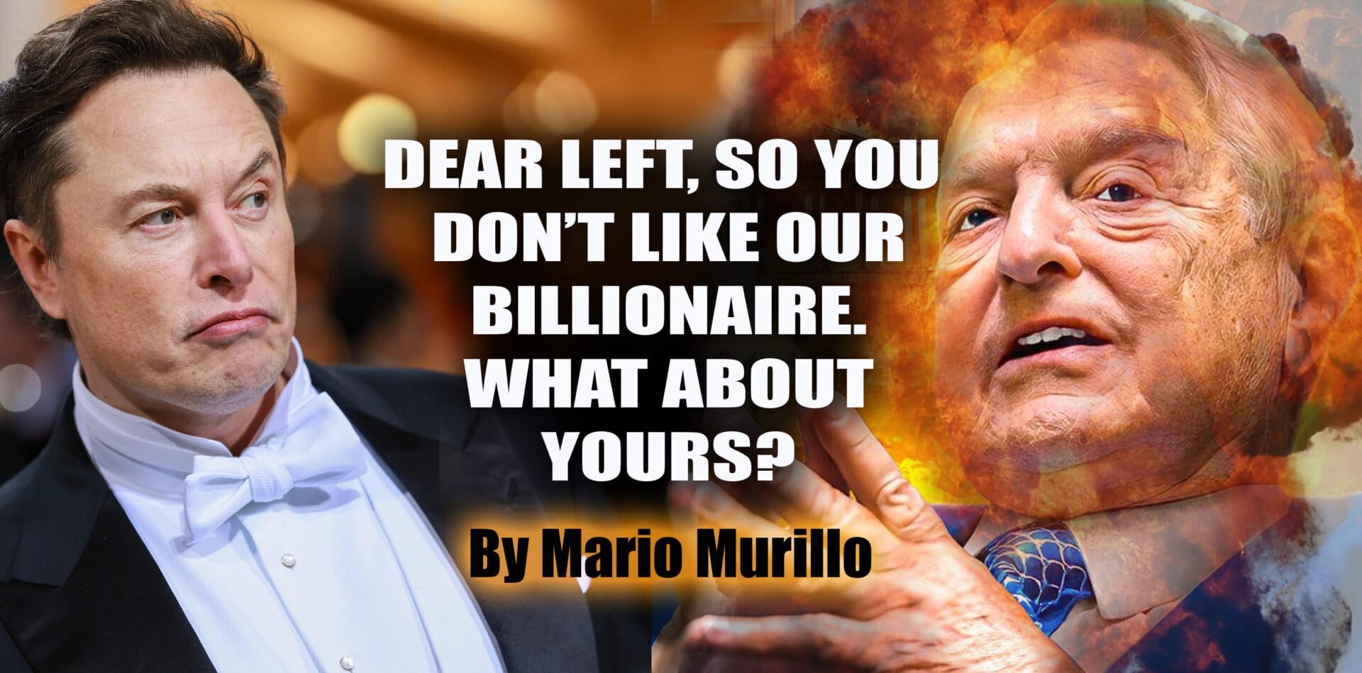 SO YOU DON'T LIKE OUR BILLIONAIRE? WHAT ABOUT YOURS? - Mario Murillo Ministries
